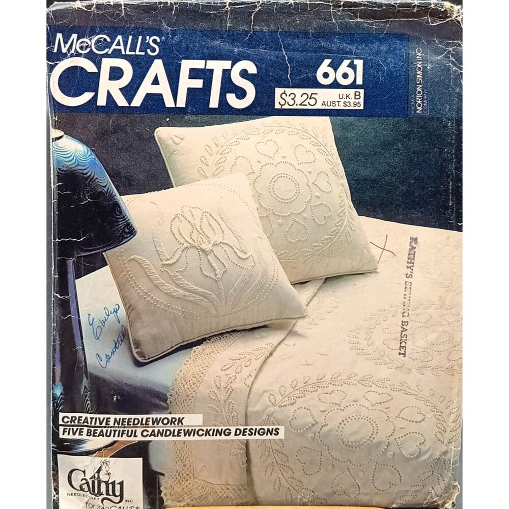 UNCUT Vintage McCalls Crafts Needlework Pattern 661